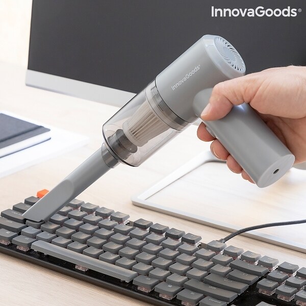АКУМУЛАТОРНА БЕЗЖИЧНА МИНИ РЪЧНА ПРАХОСМУКАЧКА RECUUM INNOVAGOODS
