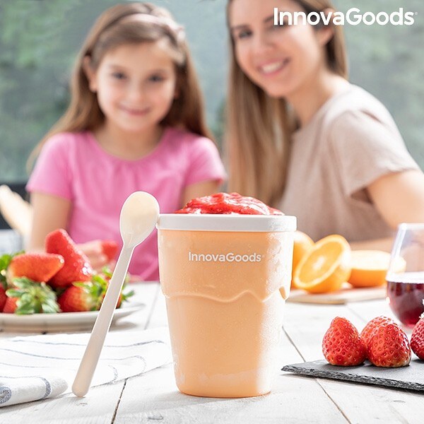 ЧАША ЗА ПРИГОТВЯНЕ НА СЛАДОЛЕДИ И ГРАНИСАДО С РЕЦЕПТИ FRULSH INNOVAGOODS