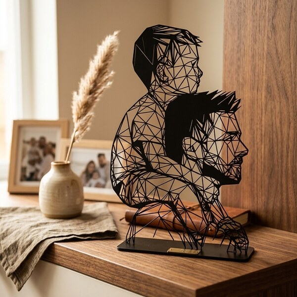 Декорация Баща и Син – Геометрична Фигура