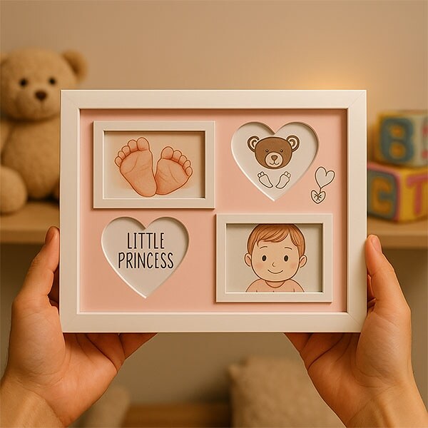 ДЕТСКА РАМКА ЗА 4 СНИМКИ LITTLE PRINCESS