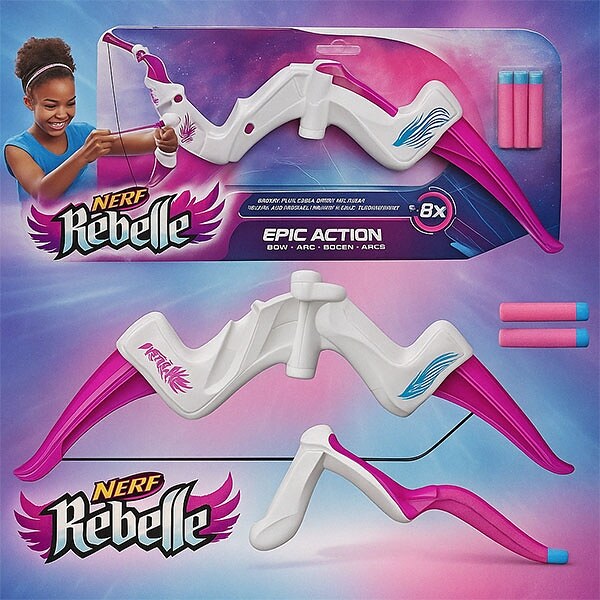 Детски лък Hasbro Nerf Rebelle Epic Action Bow