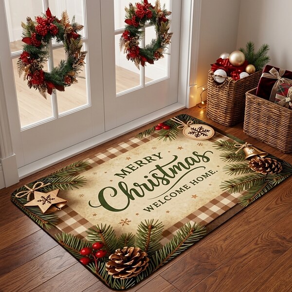 Коледна изтривалка Merry Christmas Welcome Home