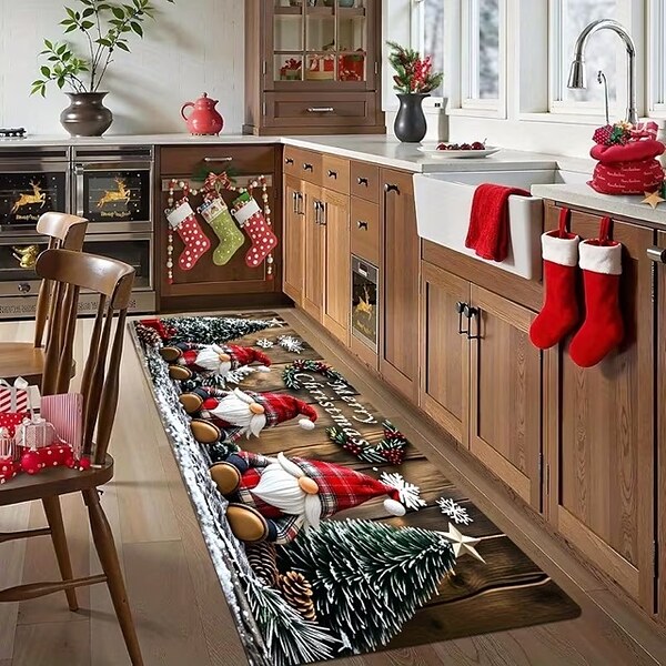 Коледна пътека за под Коледни гноми Merry Christmas (60х150 см)
