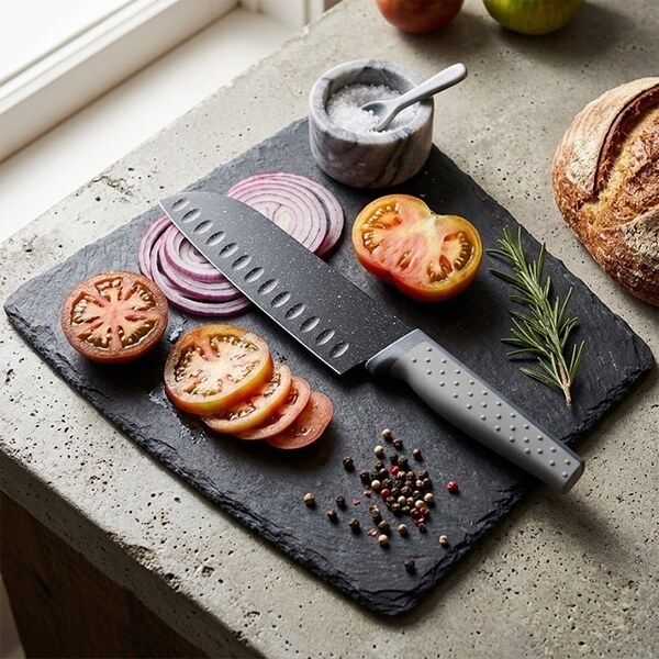 Кухненски нож Santoku с незалепващо покритие – 30 cm