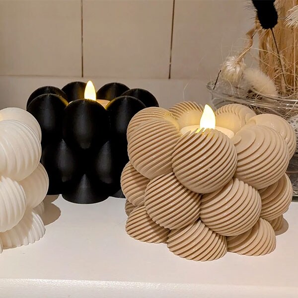 Led свещ Bubble Tealight candle