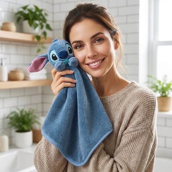 Мека и пухкава кърпа за ръце Stitch