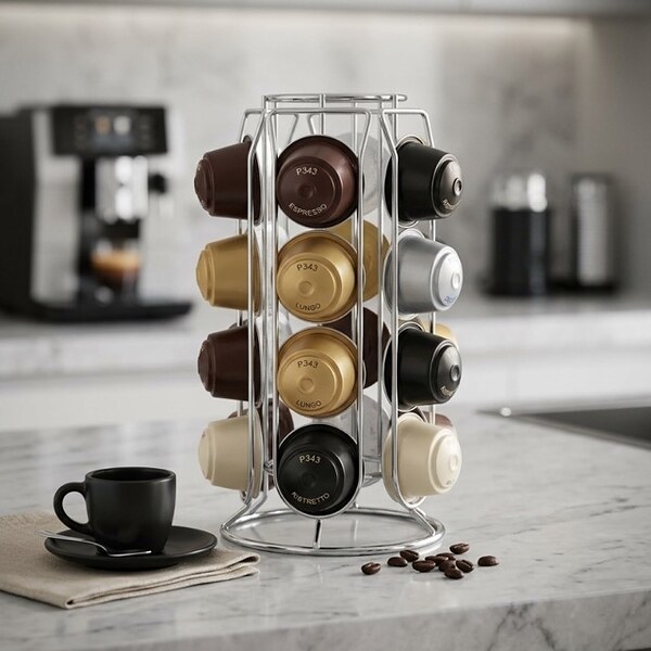Метална стойка органайзер за 20 капсули Dolce Gusto