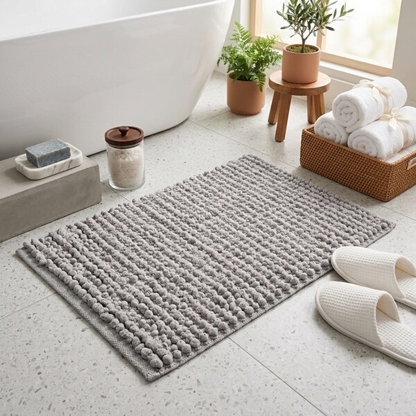 Постелка за баня Soft Touch Grey 80 x 50 см