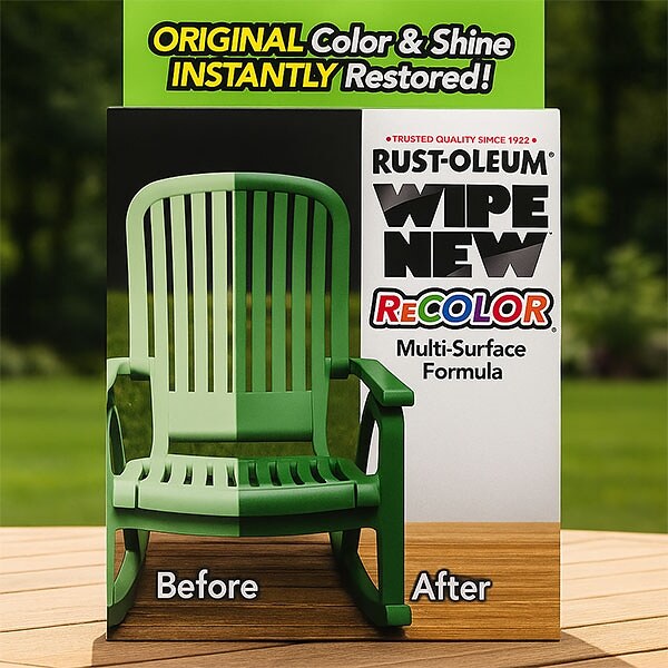 Препарат за възстановяване на цветовете на повърхностите Wipe New Recolor